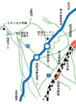 明賀本館 周辺地図