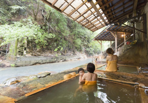 川岸露天風呂&生ビールプラン
